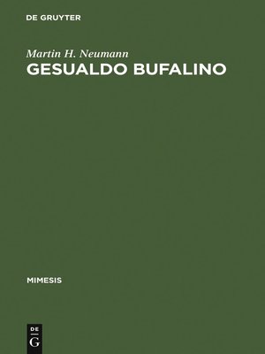 cover image of Gesualdo Bufalino